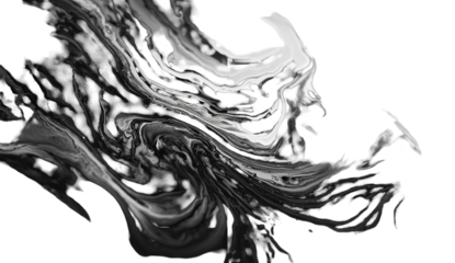 Abstract grayscale swirling design