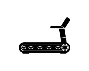 creative details treadmill icon vector Illustration