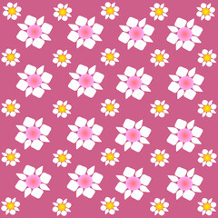 Geometric Floral Tribal Pattern