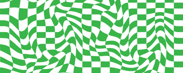 abstract white and green square background for design element