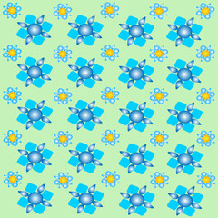 Geometric Floral Tribal Pattern