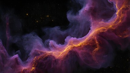 Cosmic Nebula-Inspired Abstract Swirl