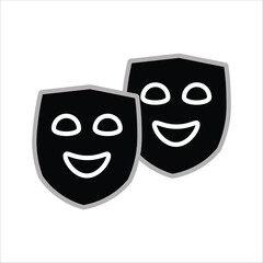 Art Sector Icons. Simple Solid Vector Illustration.