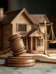 Judge's Gavel on a Law Book