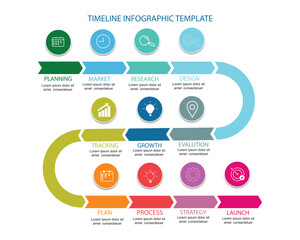 11 steps business process infographic, business infographic, timeline infographic template, strategy infographic, circle infographic, whit 11 steps or option.	