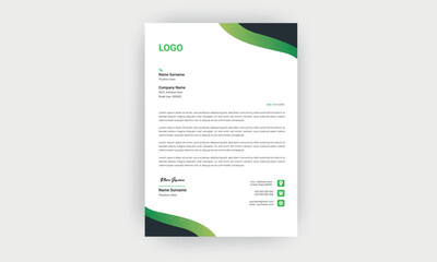 simple  and creative letterhead design