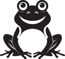 vector illustration of a frog