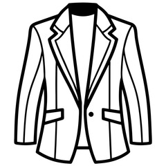 Blazer Fashion Illustration – Art Vector