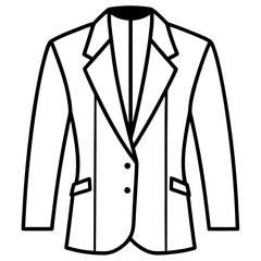 Blazer Fashion Illustration – Art Vector