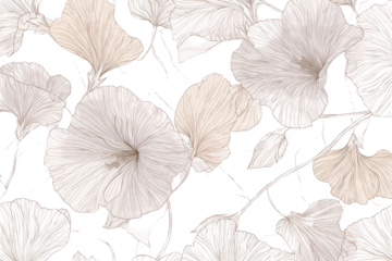 Abstract floral pattern design