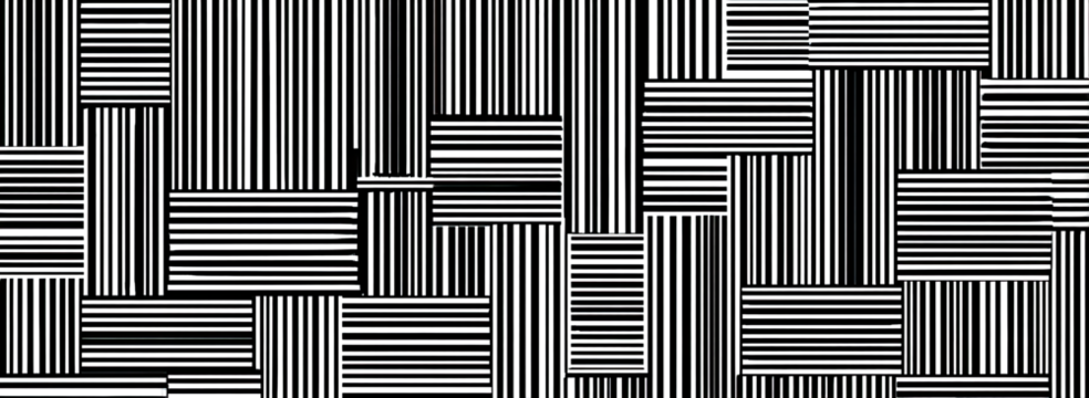 Abstract pattern of intersecting stripes