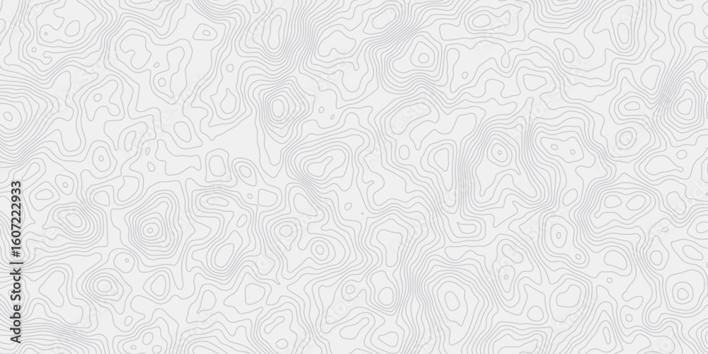 Aufkleber abstract topographic wave map lines pattern white background creating a minimal design element wallp
