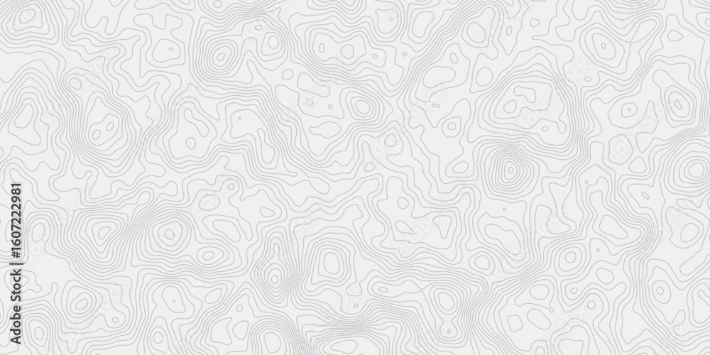 Aufkleber abstract topographic wave map lines pattern white background creating a minimal design element wallp
