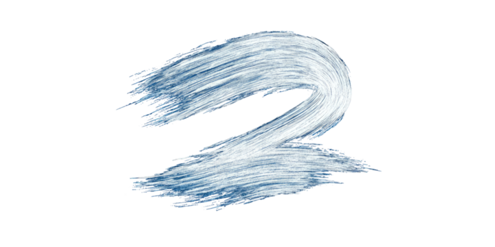 Abstract brushstroke, light blue