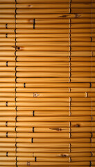 Dry Bamboo Mat Background With Natural Texture Detail
