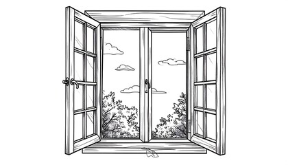 Open window with a view © Bara