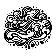 Silhouette of a Male Figure Holding a Microphone person singing