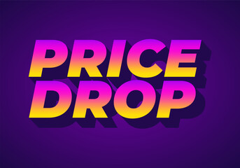 Bold Price Drop Graphic Design