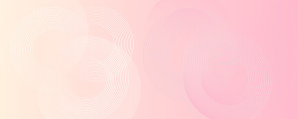 Abstract hafltone background. Minimalist banner background, pastel  Circle effect style geometric, Modern circle lines pattern.