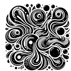 Silhouette of a person playing a guitar on a white background music