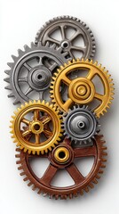 Interlocking gears a mechanical marvel