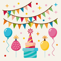 vector illustration of a christmas background