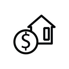 my home with loan vector illustration