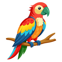 parrot on a branch
