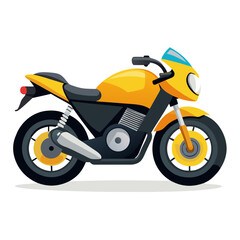 Fototapeta premium motorcycle isolated on white