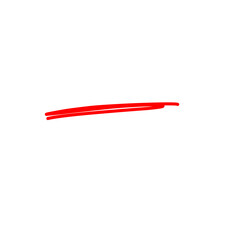 Red brush stroke underline