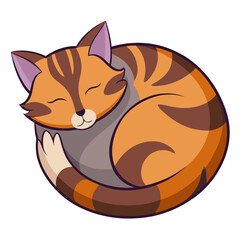 vector illustration of a cat