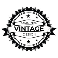 Classic retro graphic design with geometric elements and bold typography