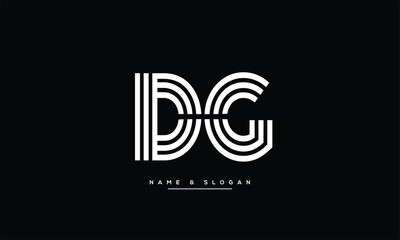 DG, GD, D, G Abstract Letters Logo Monogram