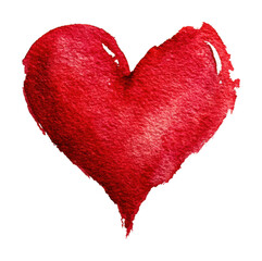Heartwarming red heart symbol digital emotional concept vibrant environment view isolated on transparent background