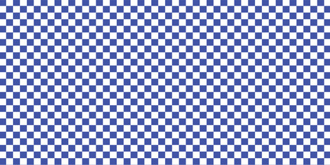 Blue white checkered seamless background. Blue white graphic resource checkered pattern