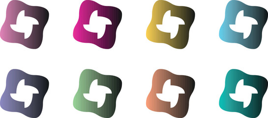 Vibrant Gradient Square Border in Brush-Stroke Style – Hand-Sketched Vector Outline for Trendy and Minimal Design Templates

