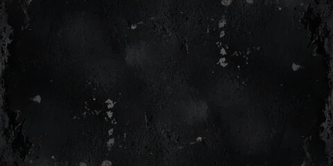 Abstract black backdrop concrete texture with dark paper texture grungy background and Distressed Grunge Texture.