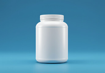 white medicine bottle isolated