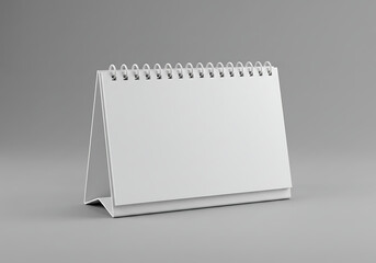 Desk calendar mockup blank