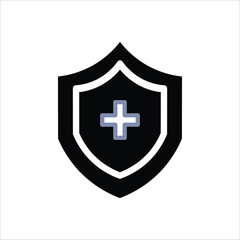 Prevention Healthcare Icons. Simple Solid Vector Illustration