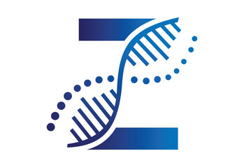 creative logo icon DNA latter Z