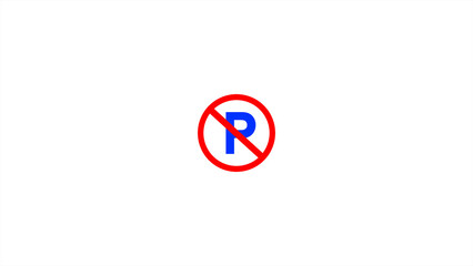 Forbidden sign. No parking sign background. no entry sign.