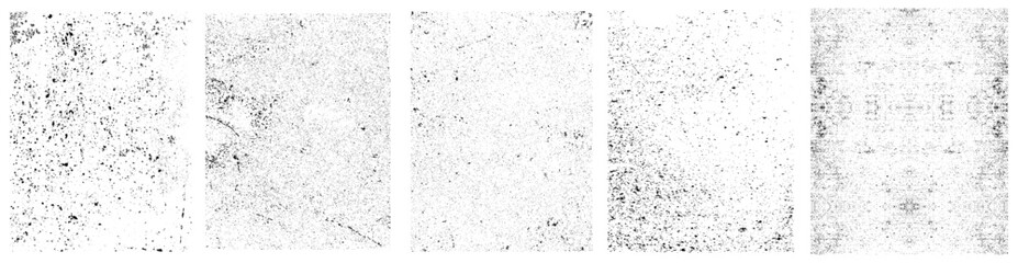 Grunge texture rectangular frames collection