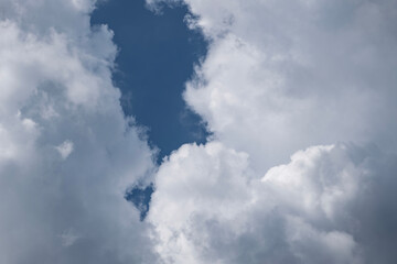 Cloudy sky for background on wallpaper