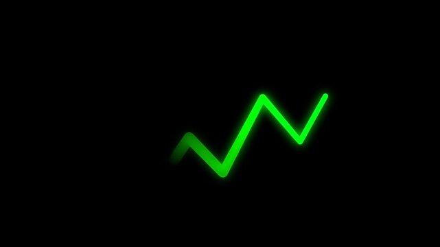 Growth up business arrow animation transparent background. Arrows animation pack