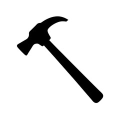 hammer on white background