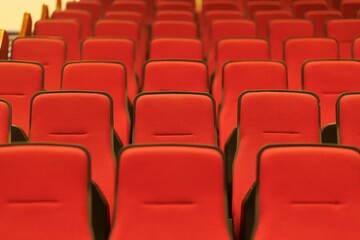 Fototapeta premium rows of chairs