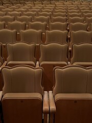 Fototapeta premium rows of chairs