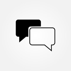 chat conversation icon symbol illustration vector eps10 logo template design