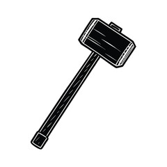 a weathered sledgehammer a tool of strength 